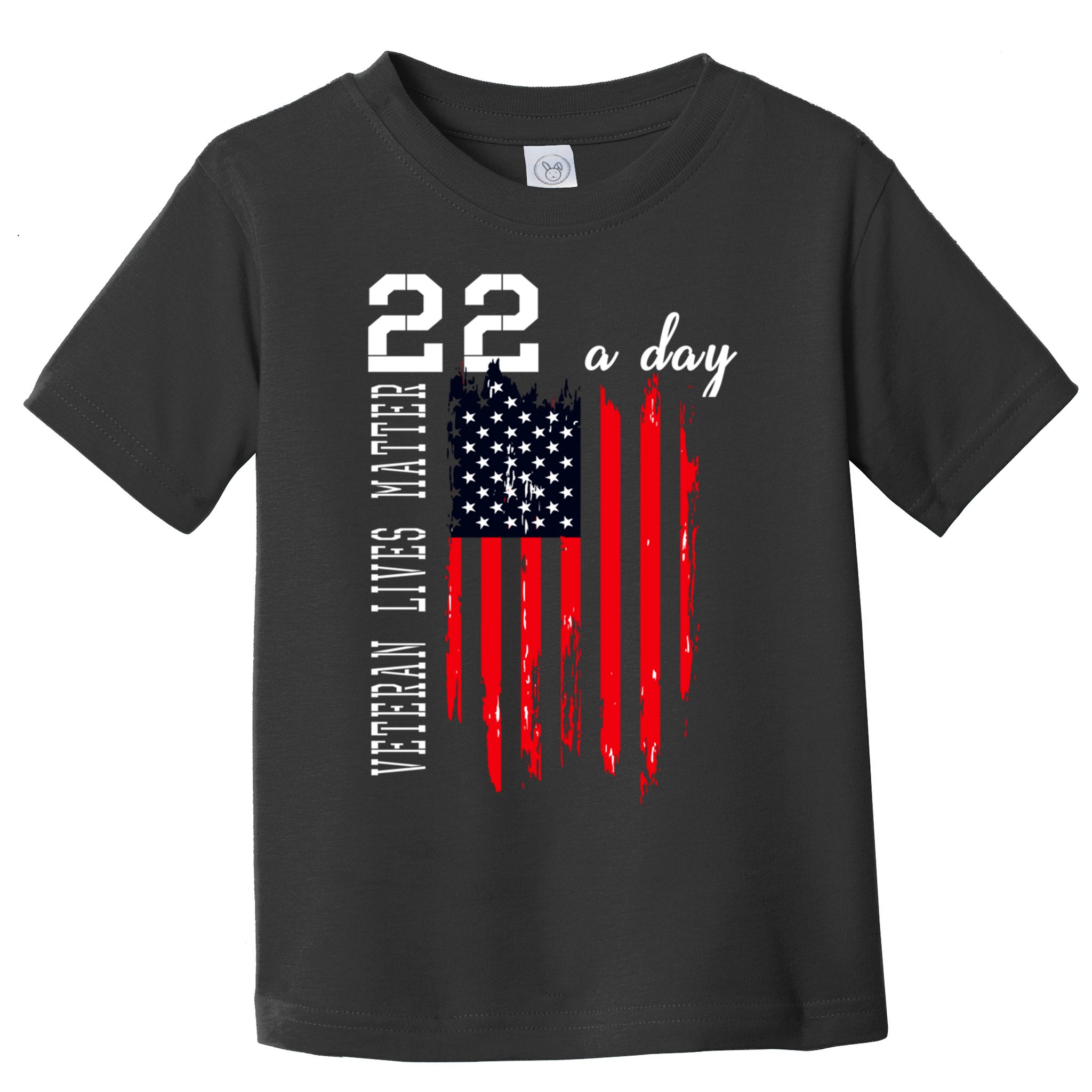 Veteran Lives Matter Suicide Awareness Ptsd Veteran 22 Day Cool Gift Toddler T-Shirt