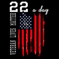 Veteran Lives Matter Suicide Awareness Ptsd Veteran 22 Day Cool Gift Zip Tote Bag