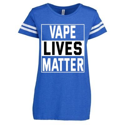 Vape Lives Matter #Dont Ban Vaping Funny Gift Enza Ladies Jersey Football T-Shirt