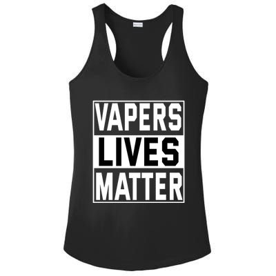 Vapers Lives Matter #Dont Ban Vaping Gift Ladies PosiCharge Competitor Racerback Tank