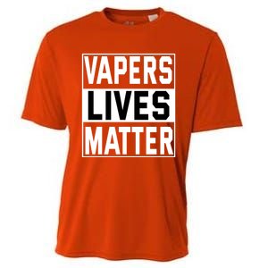 Vapers Lives Matter #Dont Ban Vaping Cool Gift Cooling Performance Crew T-Shirt