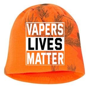 Vapers Lives Matter #Dont Ban Vaping Cool Gift Kati - Camo Knit Beanie