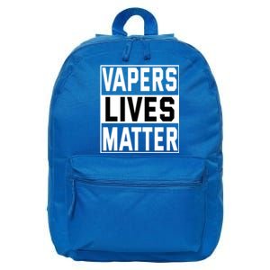 Vapers Lives Matter #Dont Ban Vaping Cool Gift 16 in Basic Backpack