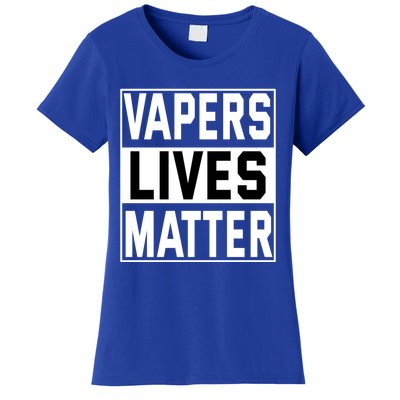 Vapers Lives Matter #Dont Ban Vaping Cool Gift Women's T-Shirt