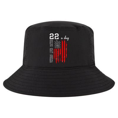 Veteran Lives Matter Suicide Awareness PTSD Veteran 22 Day Cool Comfort Performance Bucket Hat