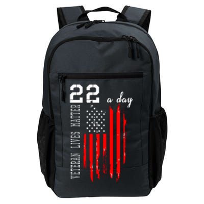 Veteran Lives Matter Suicide Awareness PTSD Veteran 22 Day Daily Commute Backpack