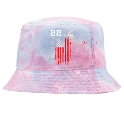 Veteran Lives Matter Suicide Awareness PTSD Veteran 22 Day Tie-Dyed Bucket Hat