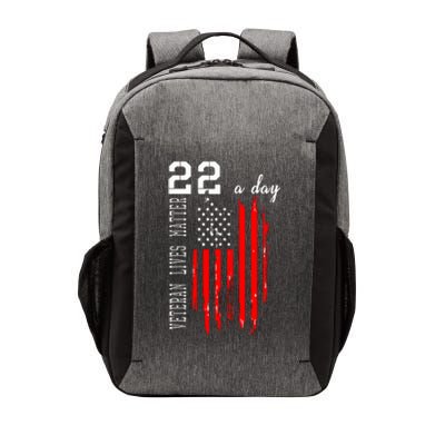 Veteran Lives Matter Suicide Awareness PTSD Veteran 22 Day Vector Backpack