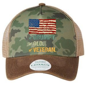 Veteran Lives Matter Grumpy Old Veteran Vietnam Veterans Day Cool Gift Legacy Tie Dye Trucker Hat