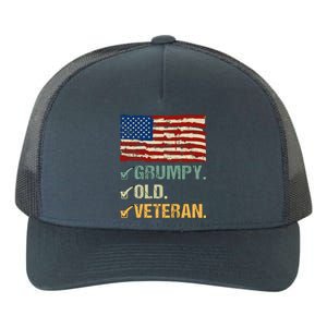 Veteran Lives Matter Grumpy Old Veteran Vietnam Veterans Day Cool Gift Yupoong Adult 5-Panel Trucker Hat