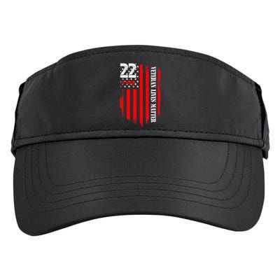 Veteran Lives Matter Suicide Awareness Ptsd Veteran 22 Day Adult Drive Performance Visor
