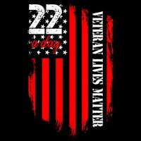 Veteran Lives Matter Suicide Awareness Ptsd Veteran 22 Day Tank Top
