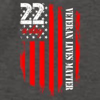 Veteran Lives Matter Suicide Awareness Ptsd Veteran 22 Day Vector Backpack