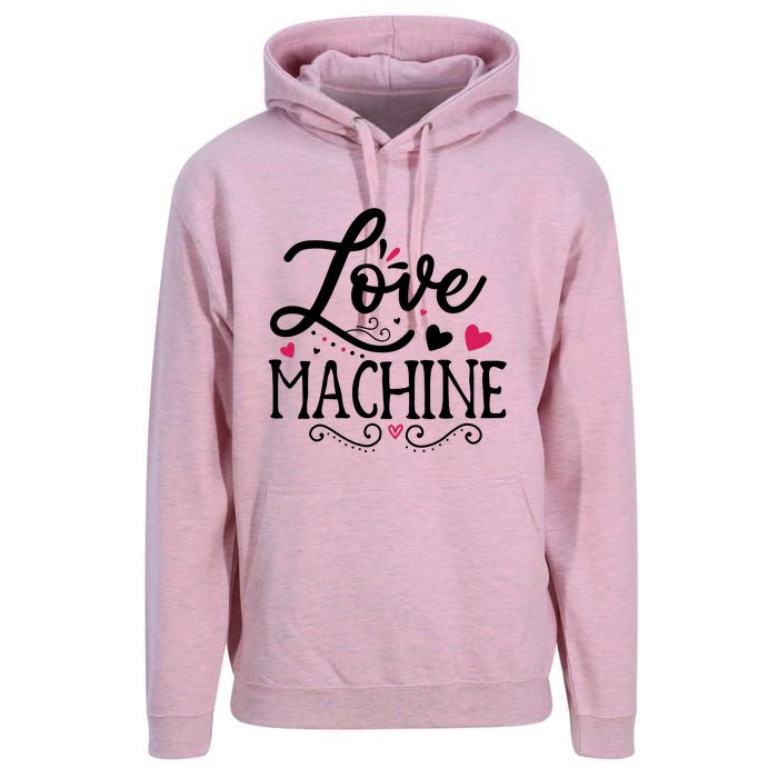 Valentine Love Machine Unisex Surf Hoodie