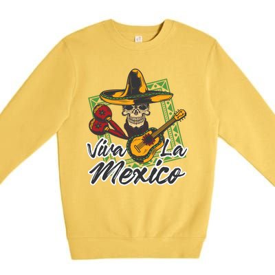 Viva La Mexico Premium Crewneck Sweatshirt