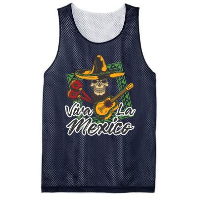 Viva La Mexico Mesh Reversible Basketball Jersey Tank