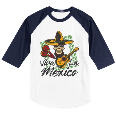 Viva La Mexico Baseball Sleeve Shirt