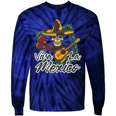 Viva La Mexico Tie-Dye Long Sleeve Shirt