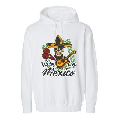 Viva La Mexico Garment-Dyed Fleece Hoodie