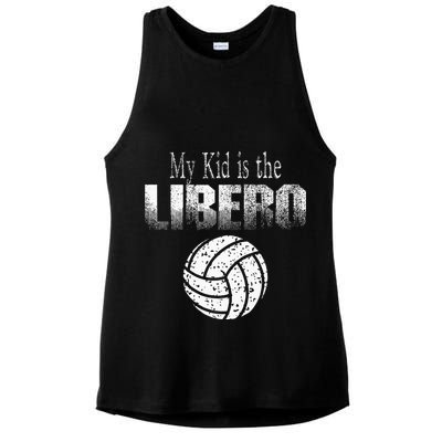 Volleyball Libero Mom Or Dad Ladies PosiCharge Tri-Blend Wicking Tank