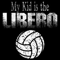 Volleyball Libero Mom Or Dad Button