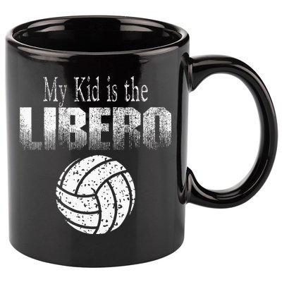 Volleyball Libero Mom Or Dad 11oz C Handle Ceramic Mug