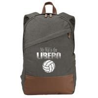 Volleyball Libero Mom Or Dad Cotton Canvas Backpack