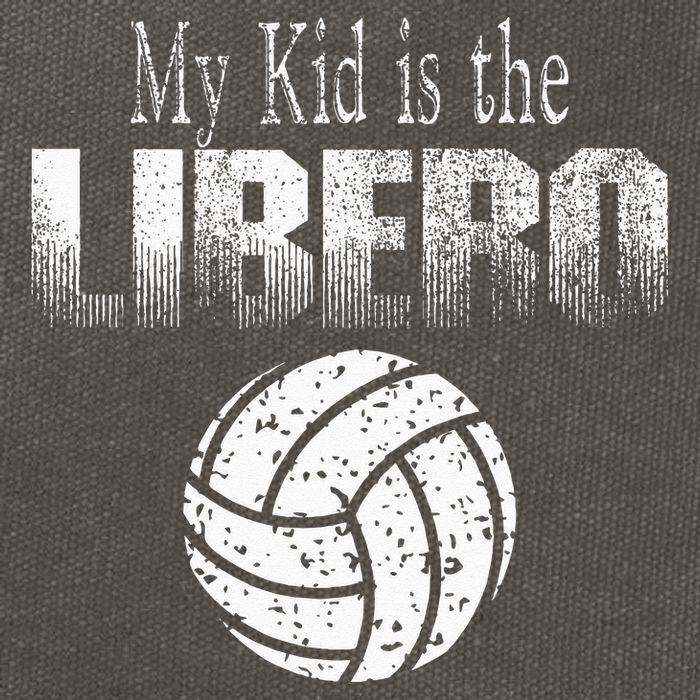 Volleyball Libero Mom Or Dad Cotton Canvas Backpack