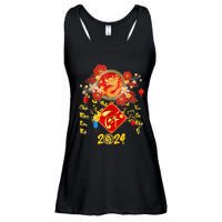 Vietnamese Lunar New Year 2024 Tet Viet Chuc Mung Nam Moi Ladies Essential Flowy Tank