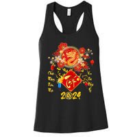 Vietnamese Lunar New Year 2024 Tet Viet Chuc Mung Nam Moi Women's Racerback Tank