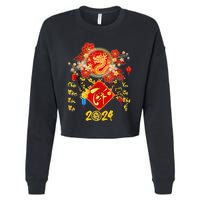 Vietnamese Lunar New Year 2024 Tet Viet Chuc Mung Nam Moi Cropped Pullover Crew