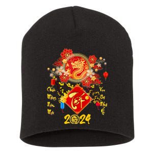 Vietnamese Lunar New Year 2024 Tet Viet Chuc Mung Nam Moi Short Acrylic Beanie