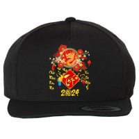 Vietnamese Lunar New Year 2024 Tet Viet Chuc Mung Nam Moi Wool Snapback Cap