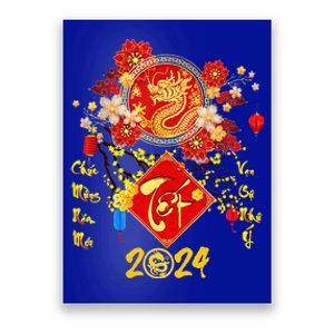 Vietnamese Lunar New Year 2024 Tet Viet Chuc Mung Nam Moi  Poster