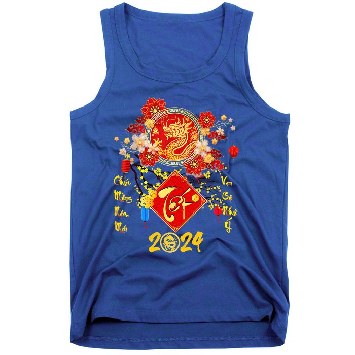 Vietnamese Lunar New Year 2024 Tet Viet Chuc Mung Nam Moi  Tank Top