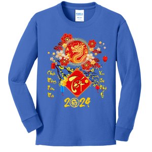 Vietnamese Lunar New Year 2024 Tet Viet Chuc Mung Nam Moi  Kids Long Sleeve Shirt