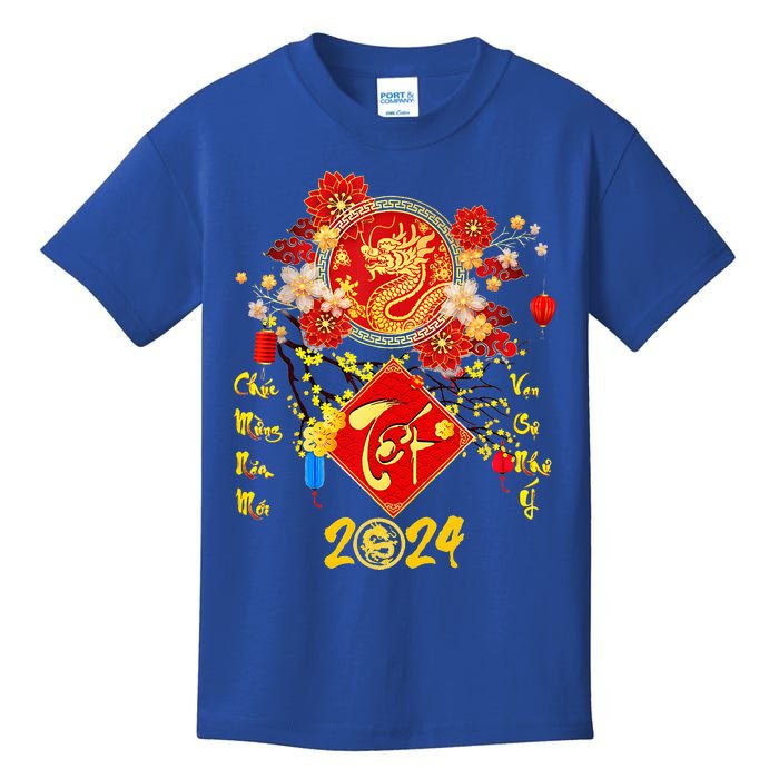 Vietnamese Lunar New Year 2024 Tet Viet Chuc Mung Nam Moi  Kids T-Shirt