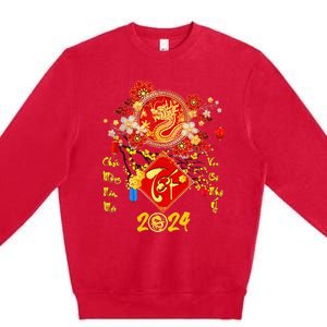 Vietnamese Lunar New Year 2024 Tet Viet Chuc Mung Nam Moi  Premium Crewneck Sweatshirt