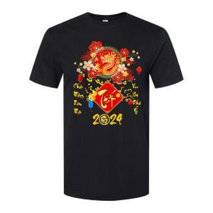 Vietnamese Lunar New Year 2024 Tet Viet Chuc Mung Nam Moi  Softstyle CVC T-Shirt