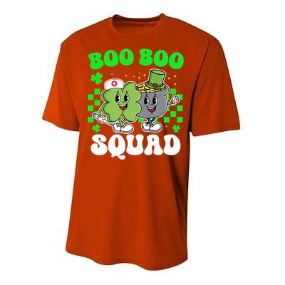 Vintage Lucky Nurse Boo Boo Squad St Patricks Day Team Gift Performance Sprint T-Shirt