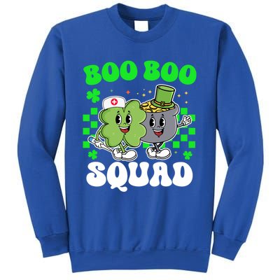 Vintage Lucky Nurse Boo Boo Squad St Patricks Day Team Gift Sweatshirt