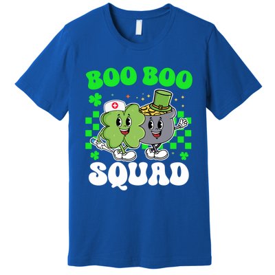 Vintage Lucky Nurse Boo Boo Squad St Patricks Day Team Gift Premium T-Shirt