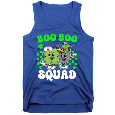 Vintage Lucky Nurse Boo Boo Squad St Patricks Day Team Gift Tank Top