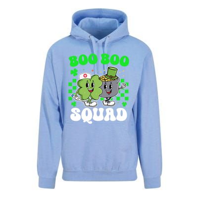 Vintage Lucky Nurse Boo Boo Squad St Patricks Day Team Gift Unisex Surf Hoodie