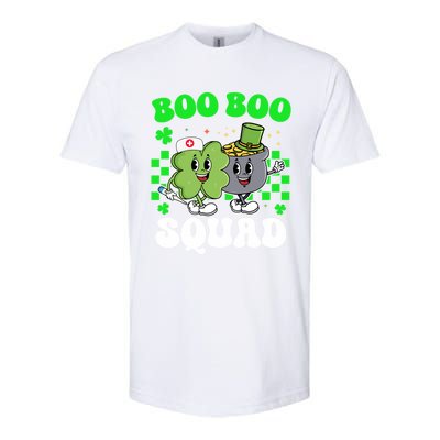 Vintage Lucky Nurse Boo Boo Squad St Patricks Day Team Gift Softstyle CVC T-Shirt