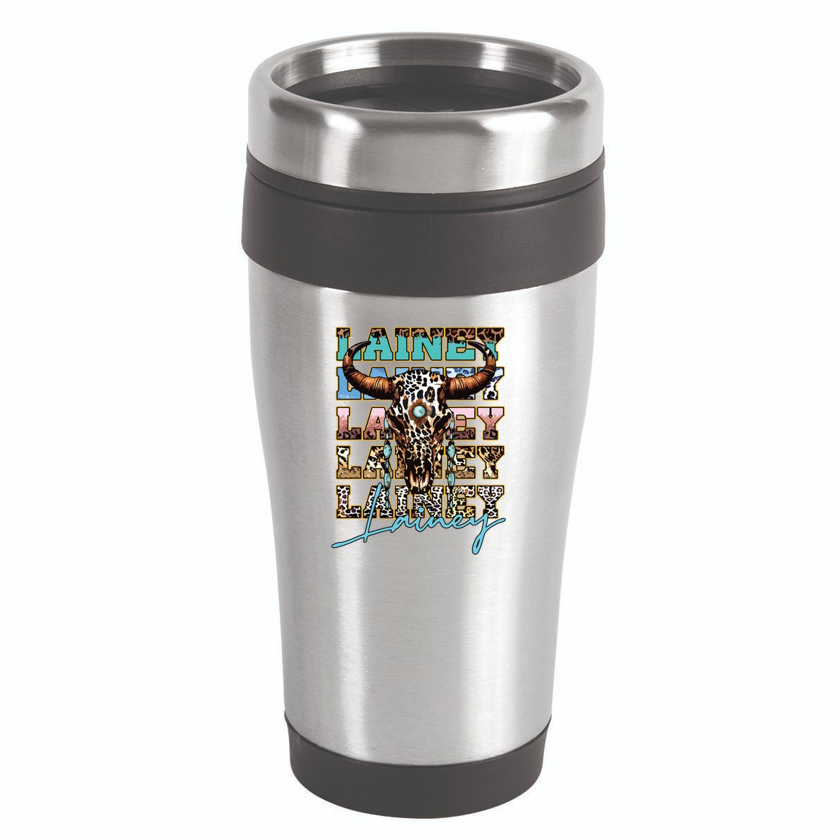 Vintage Lainey Name Personalized Love Animal Awesome Apparel 16oz Travel Tumbler