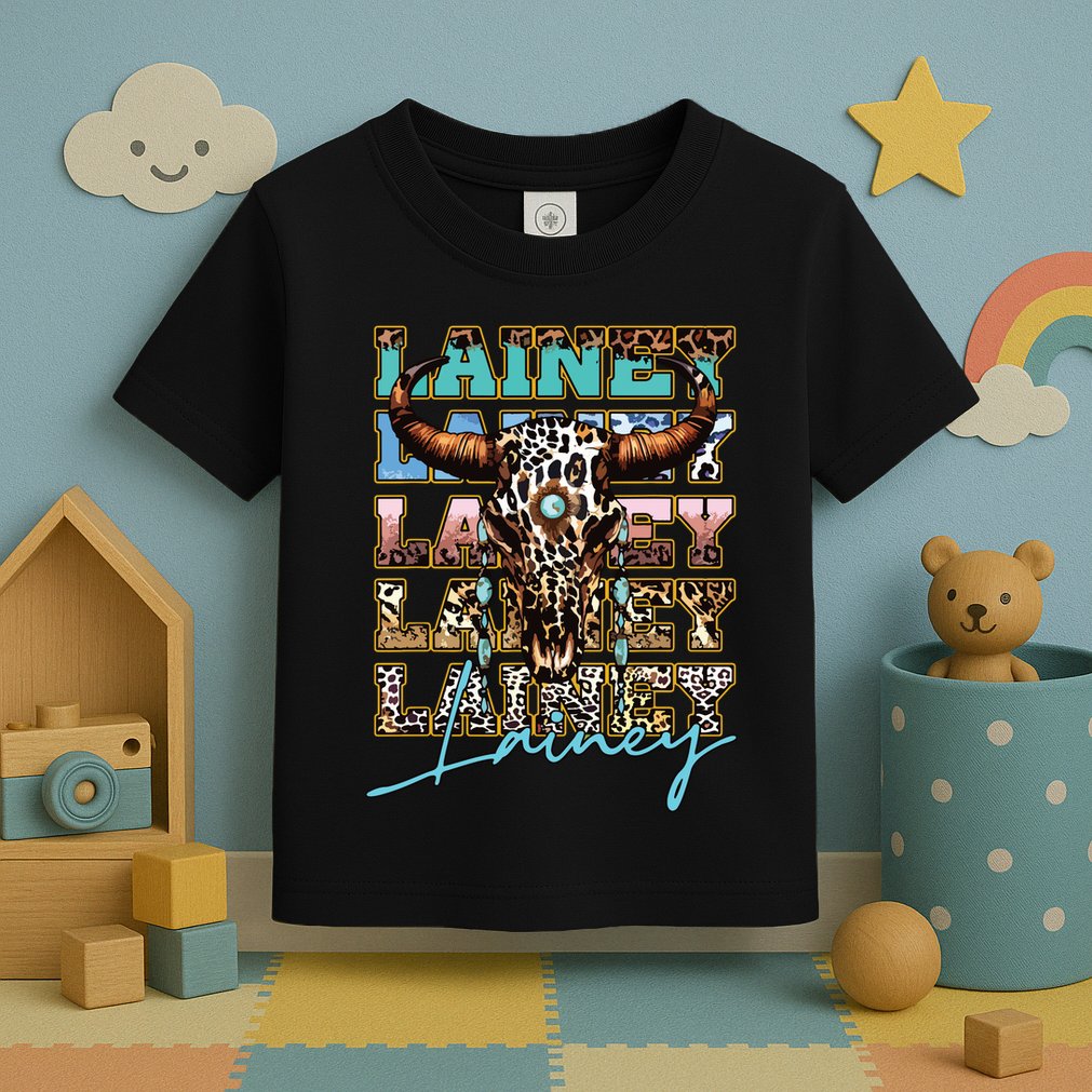 Vintage Lainey Name Personalized Love Animal Awesome Apparel Toddler T-Shirt