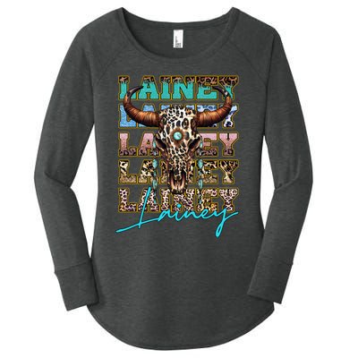 Vintage Lainey Name Personalized Love Animal Awesome Apparel Women's Perfect Tri Tunic Long Sleeve Shirt