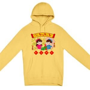 Vietnamese Lunar New Year 2025 Tet Viet Chuc Mung Nam Moi Premium Pullover Hoodie