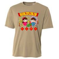 Vietnamese Lunar New Year 2025 Tet Viet Chuc Mung Nam Moi Cooling Performance Crew T-Shirt